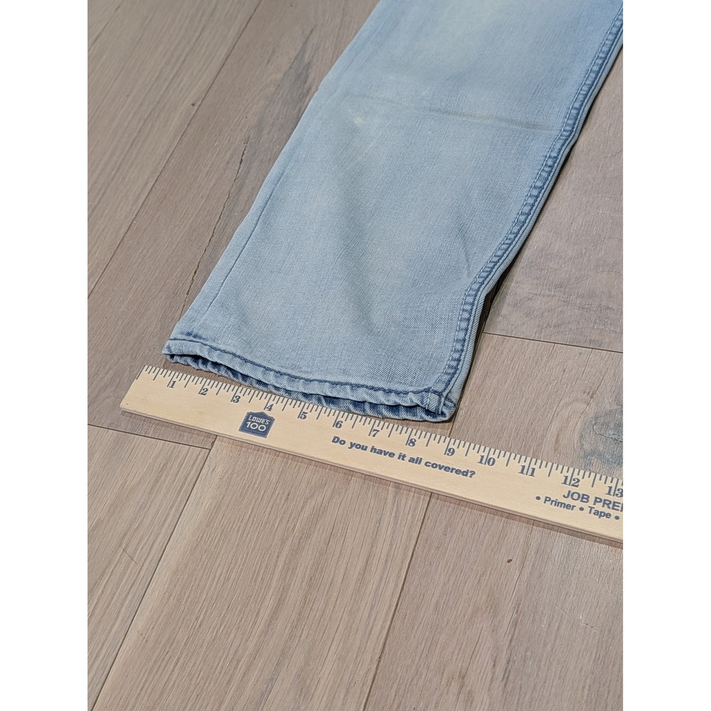 Buffalo David Bitton Driven Straight Leg Jeans | Men's 33x32 Light Wash Denim - Picture 9 of 12
